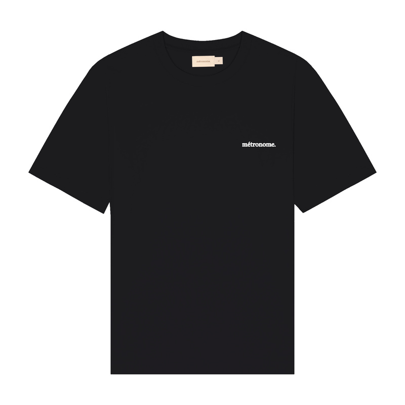 Embroidered Logo Tee (Black)