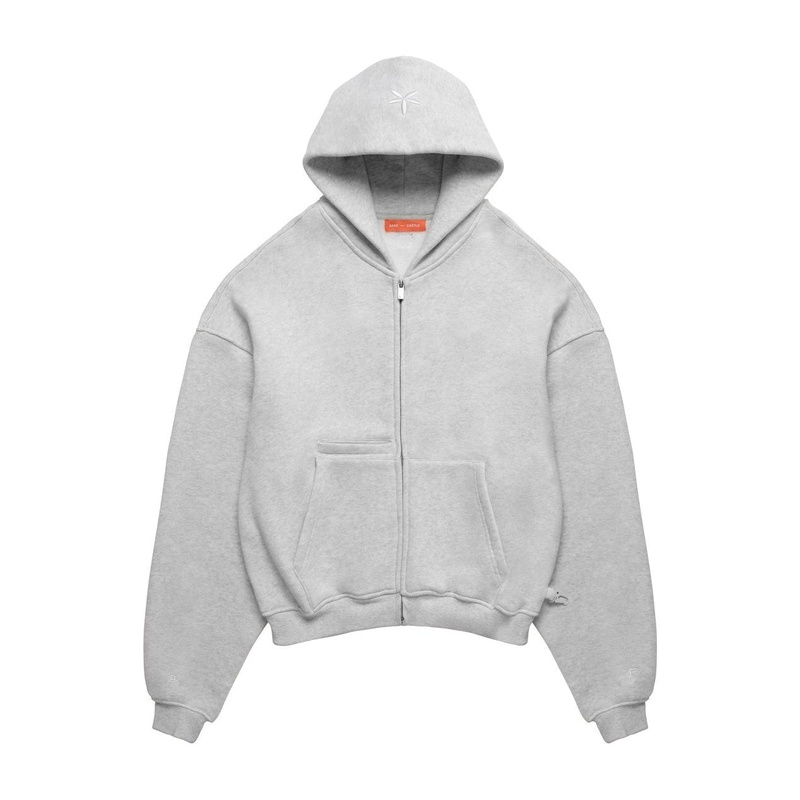 Heritage Zip-Up Hoodie (Coconut)