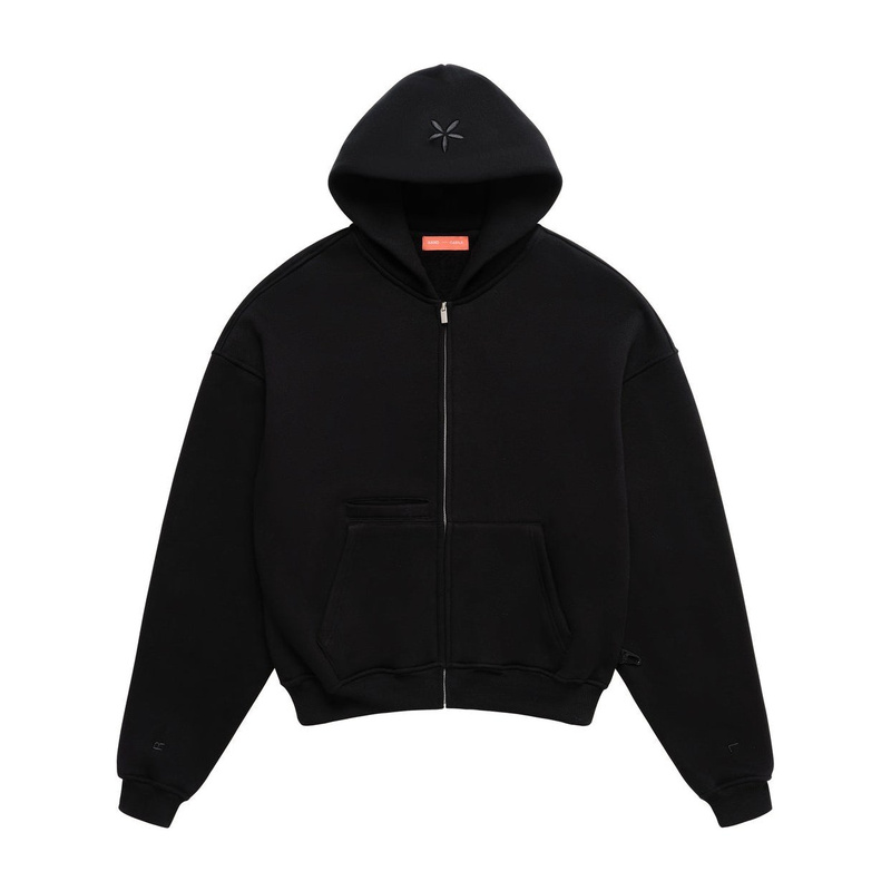 Heritage Zip-Up Hoodie (Onyx)